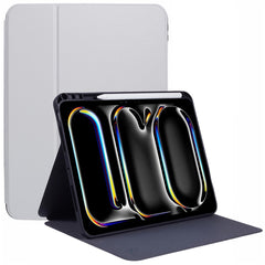 X-LEVEL For iPad Pro 11 (2024) Tablet Stand Case PU Leather+TPU Protection Cover