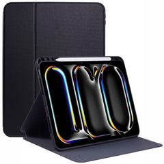 X-LEVEL For iPad Pro 11 (2024) Tablet Stand Case PU Leather+TPU Protection Cover