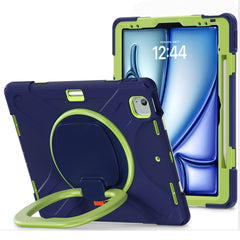 Coque en PC et silicone avec béquille pour iPad Air 13 (2025) / (2024) / Pro 12.9 (2022) / (2021) / (2020) / (2018) 