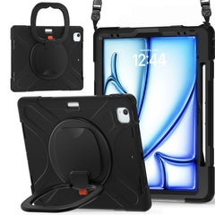 For iPad Air 13 (2025) / (2024) / Pro 12.9 (2022) / (2021) / (2020) / (2018) Case Tablet Cover with Shoulder Strap