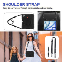 For iPad Air 13 (2025) / (2024) / Pro 12.9 (2022) / (2021) / (2020) / (2018) Case Tablet Cover with Shoulder Strap