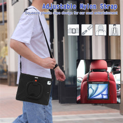 For iPad Air 13 (2025) / (2024) / Pro 12.9 (2022) / (2021) / (2020) / (2018) Case Tablet Cover with Shoulder Strap