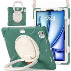 For iPad Air 13 (2025) / (2024) / Pro 12.9 (2022) / (2021) / (2020) / (2018) Case Tablet Cover with Shoulder Strap