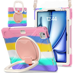 For iPad Air 13 (2025) / (2024) / Pro 12.9 (2022) / (2021) / (2020) / (2018) Case Tablet Cover with Shoulder Strap