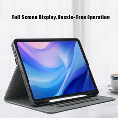 Für iPad Air 13 (2025) / (2024) / Pro 13 (2024) / Pro 12.9 (2022) / (2021) / (2020) / (2018) Ledertasche Tablet-Abdeckung 