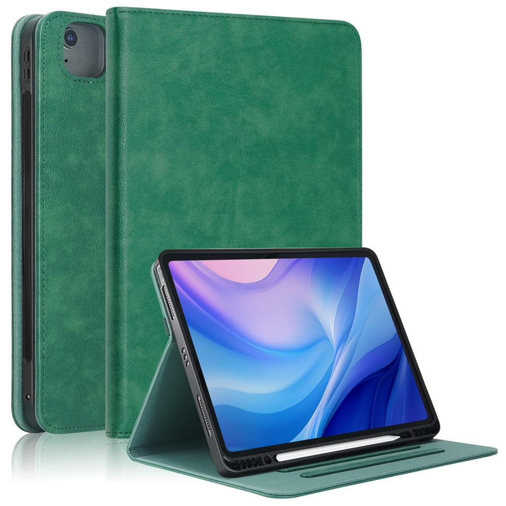 Für iPad Air 13 (2025) / (2024) / Pro 13 (2024) / Pro 12.9 (2022) / (2021) / (2020) / (2018) Ledertasche Tablet-Abdeckung 