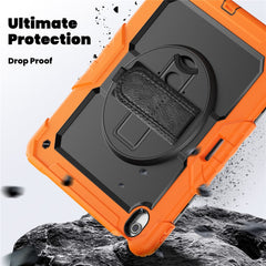 For iPad Air 13 (2025) / (2024) Case PC+Silicone Dust-Proof Tablet Cover with PET Screen Protector / Shoulder Strap