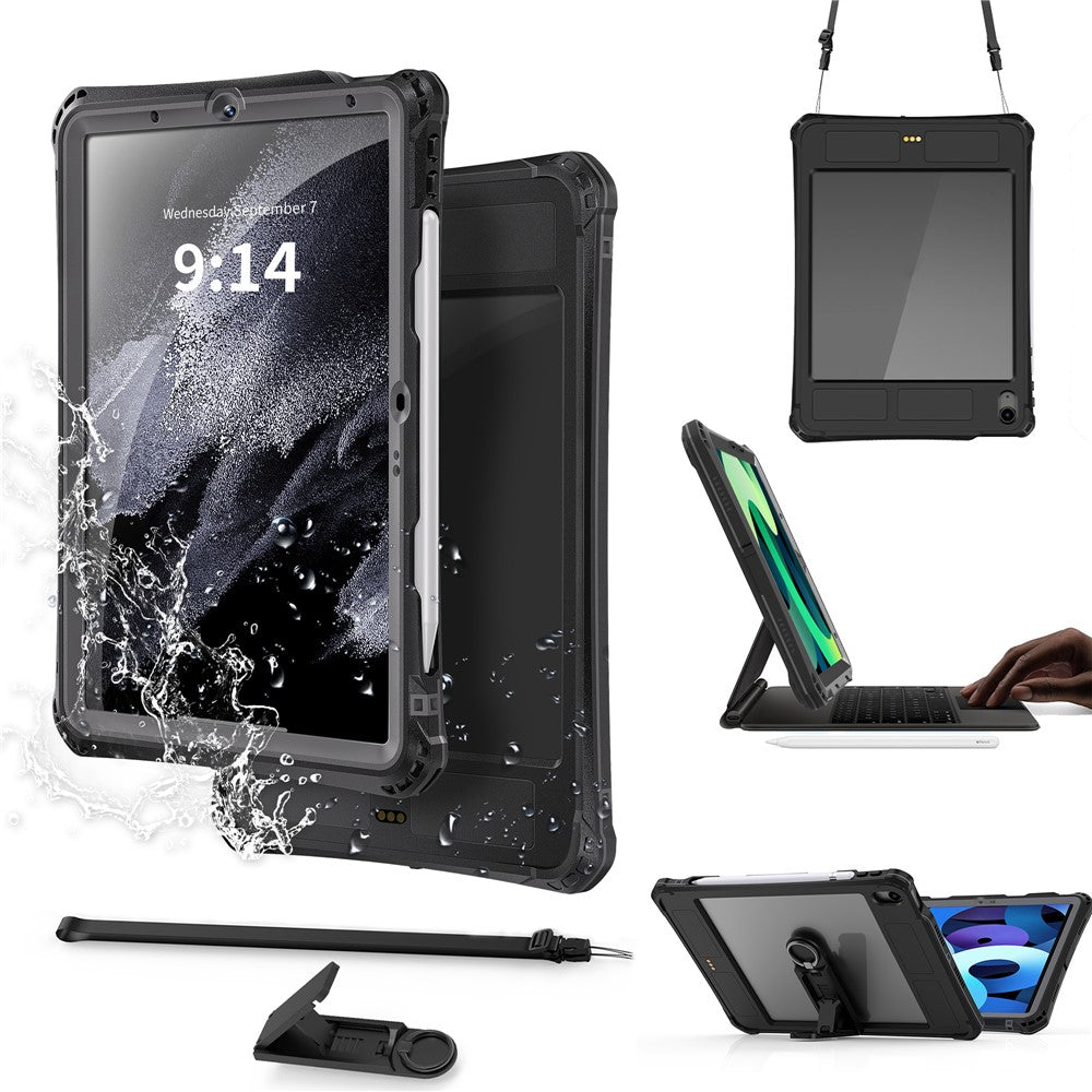 SHELLBOX For iPad Air 11 (2025) / (2024) Case IP68 Waterproof Dustproof Shockproof Built-In Screen Protector