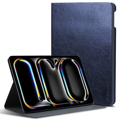 X-LEVEL Kate Series For iPad Pro 11 (2024) Case Auto Wake / Sleep PU Leather Folio Tablet Cover