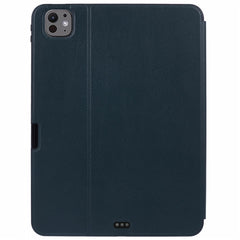 X-LEVEL For iPad Pro 11 (2024) Case PU Leather Auto Wake / Sleep Cover with Pencil Holder Litchi Texture
