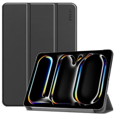 ENKAY HAT PRINCE For iPad Pro 11 (2024) Trifold Stand Cover PU Leather+PC Tablet Case