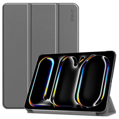 ENKAY HAT PRINCE For iPad Pro 11 (2024) Trifold Stand Cover PU Leather+PC Tablet Case