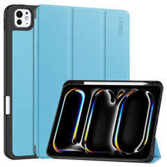ENKAY HAT PRINCE For iPad Pro 11 (2024) Tri-Fold Stand Tablet Case PU Leather+TPU Smart Cover with Pencil Holder