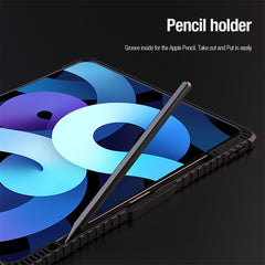 NILLKIN Bumper Leather Case Pro for iPad Air 13 (2025) / (2024) / Pro 12.9 (2020) (2021) (2022) Tablet Cover Anti-Fall Auto Wake / Sleep Case