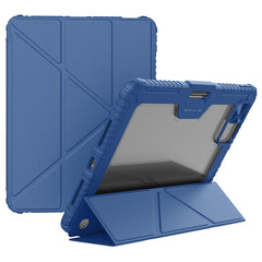 NILLKIN Bumper Leather Case Pro for iPad Air 13 (2025) / (2024) / Pro 12.9 (2020) (2021) (2022) Tablet Cover Anti-Fall Auto Wake / Sleep Case