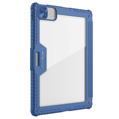 NILLKIN Bumper Leather Case Pro for iPad Air 13 (2025) / (2024) / Pro 12.9 (2020) (2021) (2022) Tablet Cover Anti-Fall Auto Wake / Sleep Case