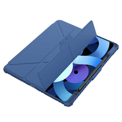 NILLKIN Bumper Leather Case Pro for iPad Air 13 (2025) / (2024) / Pro 12.9 (2020) (2021) (2022) Tablet Cover Anti-Fall Auto Wake / Sleep Case