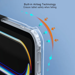 XUNDD For iPad Pro 11 (2024) Drop Protection Tablet Case Transparent PC +TPU Slim Cover