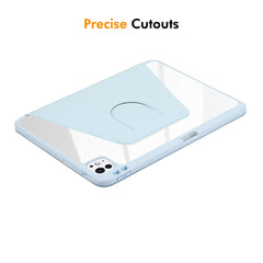 ENKAY HAT PRINCE For iPad Pro 11 (2024) Stand Case Acrylic+PU Auto Wake / Sleep Tablet Cover