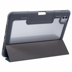 MUTURAL For iPad Pro 11 (2024) Case Smart Leather Tablet Cover with Pencil Holder Tri-Fold Stand