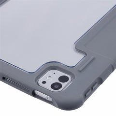 MUTURAL For iPad Pro 11 (2024) Case Smart Leather Tablet Cover with Pencil Holder Tri-Fold Stand