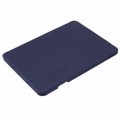 MUTURAL For iPad Pro 11 (2024) Case Tri-Fold Stand Transparent Back Leather Cover with Pen Slot