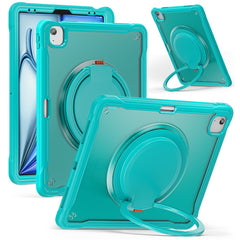 Für iPad Air 13 (2025) / (2024) / Pro 12.9 (2022) / (2021) / (2020) / (2018) Hülle Drehständer PC+TPU+Silikon Tablet Cover 