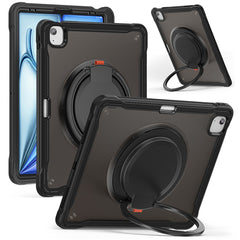 Für iPad Air 13 (2025) / (2024) / Pro 12.9 (2022) / (2021) / (2020) / (2018) Hülle Drehständer PC+TPU+Silikon Tablet Cover 
