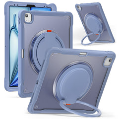 Für iPad Air 13 (2025) / (2024) / Pro 12.9 (2022) / (2021) / (2020) / (2018) Hülle Drehständer PC+TPU+Silikon Tablet Cover 