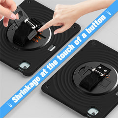 For iPad Air 13 (2025) / (2024) / Pro 12.9 (2022) / (2021) / (2020) / (2018) Case Kickstand TPU+PC+Silicone Tablet Cover