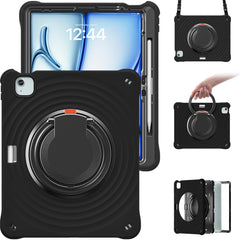 For iPad Air 13 (2025) / (2024) / Pro 12.9 (2022) / (2021) / (2020) / (2018) Case with Shoulder Strap Kickstand Tablet Cover