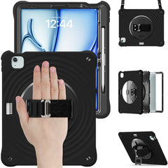 For iPad Air 13 (2025) / (2024) / Pro 12.9 (2022) / (2021) / (2020) / (2018) Case Kickstand Tablet Cover with Shoulder Strap