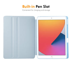 For iPad Pro 10.5-inch (2017) / iPad 10.2 (2021) / iPad 10.2 (2019) / iPad 10.2 (2020) / iPad Air 10.5 inch (2019) ENKAY HAT PRINCE Stand Case TPU+PU Auto Wake / Sleep 360 Degree Rotation Tablet Cover