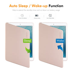 Pour iPad Air (2013) / iPad 9,7 pouces (2018) / iPad 9,7 pouces (2017) / iPad Air 2 ENKAY HAT PRINCE Étui avec support en TPU + PU, fonction veille/réveil automatique, rotation à 360 degrés, housse pour tablette 