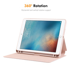 Pour iPad Air (2013) / iPad 9,7 pouces (2018) / iPad 9,7 pouces (2017) / iPad Air 2 ENKAY HAT PRINCE Étui avec support en TPU + PU, fonction veille/réveil automatique, rotation à 360 degrés, housse pour tablette 