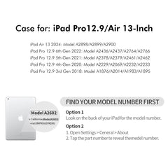 For iPad Air 13 (2025) / (2024) / Pro 12.9-inch (2018) / (2020) / (2022) / (2021) ENKAY HAT PRINCE Stand Case TPU+PU Tablet Cover