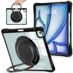 For iPad Air 13 (2025) / (2024) / Pro 12.9 (2022) / (2021) / (2020) / (2018) Case Rotary Kickstand PC+TPU+Acrylic Tablet Cover