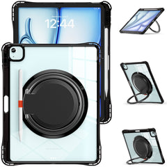 For iPad Air 13 (2025) / (2024) / Pro 12.9 (2022) / (2021) / (2020) / (2018) Case Rotary Kickstand PC+TPU+Acrylic Tablet Cover