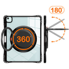 For iPad Air 13 (2025) / (2024) / Pro 12.9 (2022) / (2021) / (2020) / (2018) Case Rotary Kickstand PC+TPU+Acrylic Tablet Cover