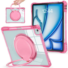 For iPad Air 13 (2025) / (2024) / Pro 12.9 (2022) / (2021) / (2020) / (2018) Case Rotary Kickstand PC+TPU+Acrylic Tablet Cover