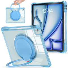 For iPad Air 13 (2025) / (2024) / Pro 12.9 (2022) / (2021) / (2020) / (2018) Case Rotary Kickstand PC+TPU+Acrylic Tablet Cover