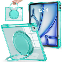 For iPad Air 13 (2025) / (2024) / Pro 12.9 (2022) / (2021) / (2020) / (2018) Case Rotary Kickstand PC+TPU+Acrylic Tablet Cover