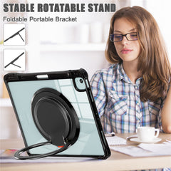 For iPad Air 13 (2025) / (2024) / Pro 12.9 (2022) / (2021) / (2020) / (2018) Case with Shoulder Strap Kickstand Tablet Cover