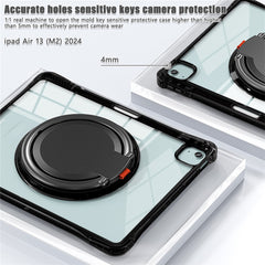 For iPad Air 13 (2025) / (2024) / Pro 12.9 (2022) / (2021) / (2020) / (2018) Case with Shoulder Strap Kickstand Tablet Cover