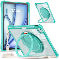 For iPad Air 13 (2025) / (2024) / Pro 12.9 (2022) / (2021) / (2020) / (2018) Case with Shoulder Strap Kickstand Tablet Cover
