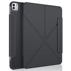 XUNDD XDD-0014 For iPad Pro 11 (2024) Case PU Leather Multi-Angle Stand Smart Tablet Cover with Pen Holder