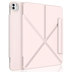 XUNDD XDD-0014 For iPad Pro 11 (2024) Case PU Leather Multi-Angle Stand Smart Tablet Cover with Pen Holder