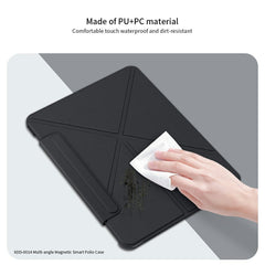 XUNDD XDD-0014 Für iPad Pro 12.9 (2022) / (2021) / (2020) / (2018) Hülle PU-Leder Multi-Winkel-Ständer Smart Tablet Cover mit Stifthalter 