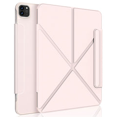 XUNDD XDD-0014 Für iPad Pro 12.9 (2022) / (2021) / (2020) / (2018) Hülle PU-Leder Multi-Winkel-Ständer Smart Tablet Cover mit Stifthalter 