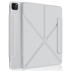 XUNDD XDD-0014 Für iPad Pro 12.9 (2022) / (2021) / (2020) / (2018) Hülle PU-Leder Multi-Winkel-Ständer Smart Tablet Cover mit Stifthalter 